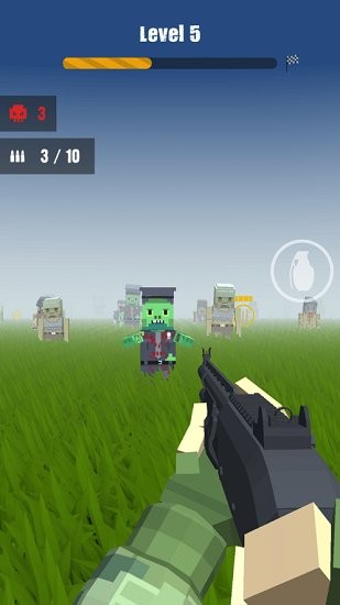 方塊人射擊僵尸手游(Blocky Gun warfare)1