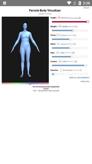 bodyvisualizer身材模拟器 v3.1.5 官方安卓版1