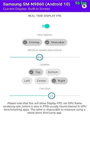 手機(jī)fps幀數(shù)顯示軟件 app(Display FPS) v1.0 安卓免root版 0