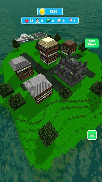 像素城市建设游戏(Island Craft 3D: City Build) v1.02 安卓版1