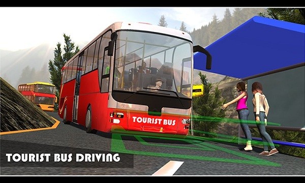 越野旅游巴士车司机手机游戏