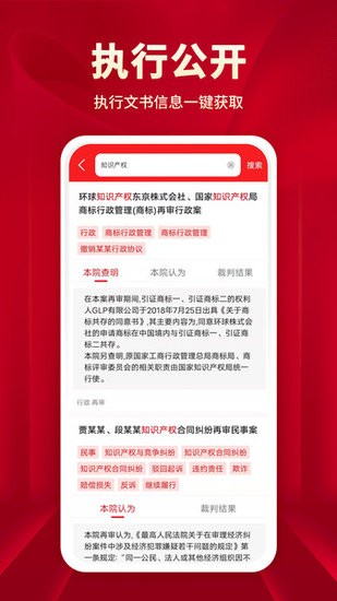 執(zhí)行信息公開文書軟件 v1.1 安卓版 0