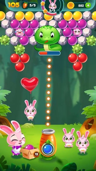 兔子泡泡龙动物森林手游 v1.0.0 安卓版2