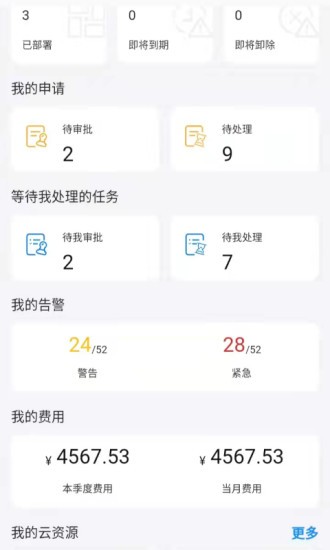 騫云smartcmp混合云管理平臺app v1.4.1 安卓版 3