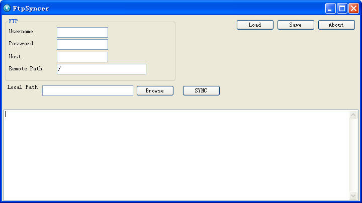 FtpSyncer(FTP文件同步程序)0