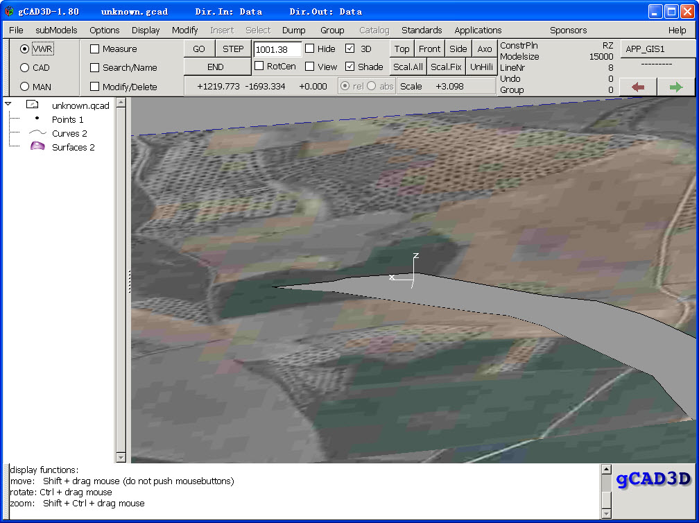 開(kāi)源三維cad軟件(gCAD3D) v1.80 安裝版 0