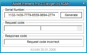 Adobe Premiere Pro 2.0注册机 绿色免费版0