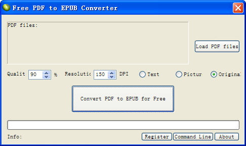 PDF转EPUB转换器 0