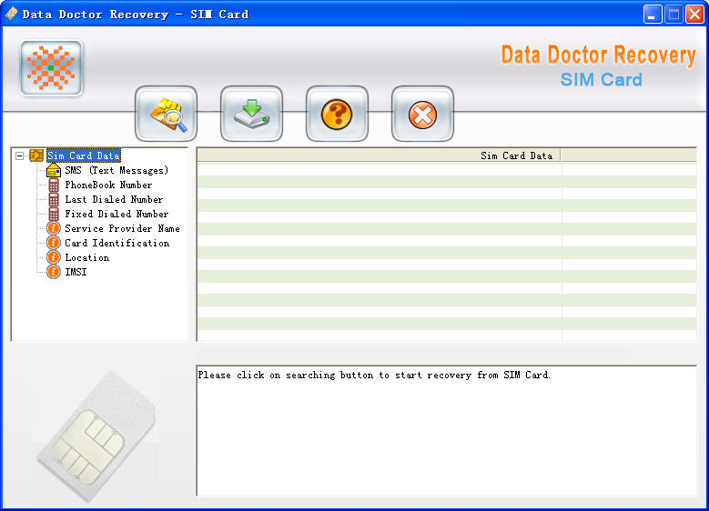 sim卡数据恢复软件 v5.4.1.2 官方版0