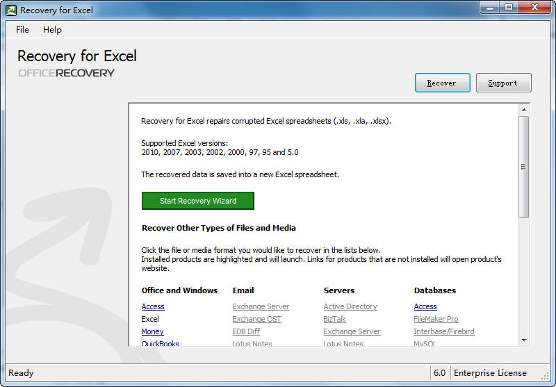 Office文件修复软件(OfficeRecovery) v2013 0