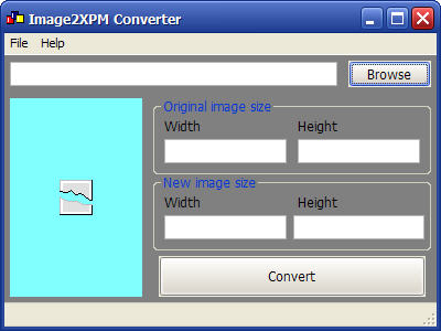 XPM格式轉換器(Image2XPM Converter)0