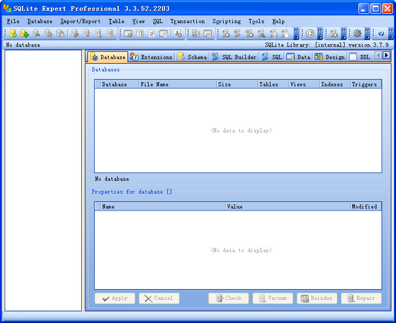 SQLite Expert Professional 5.5.6.618 for windows download free
