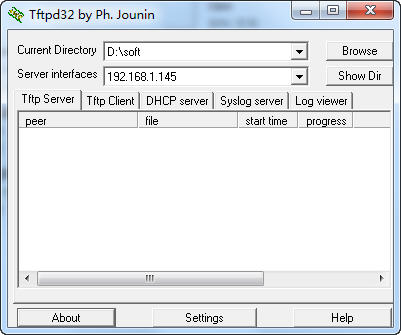 tftpd32.exe(华为HG8245猫刷机程序) 绿色版0