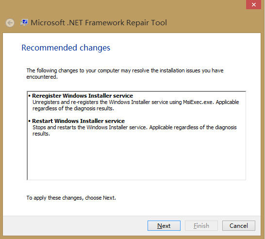 microsoft .net framework repair tool v4.6.2 官方版0
