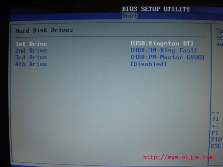 各種BIOS設(shè)置USB-HDD啟動的方法 - www.aimjoke.net
