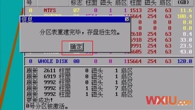 硬盘分区表丢失、损坏