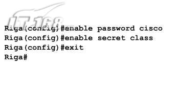 如何设置CISCO路由器密码1