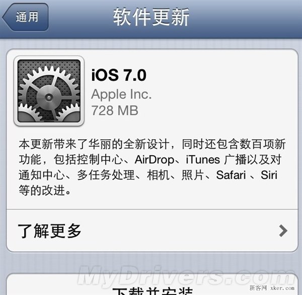 iOS 7正式版怎么升级？iOS 7升级图解教程_www.downcc.com
