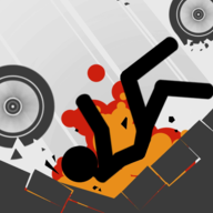 Stickman Hero Dismount Falling