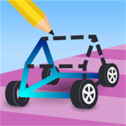 手繪撞車