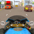 公路摩托車騎手駕駛