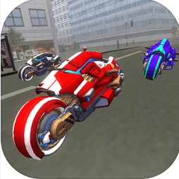 未來(lái)紐約摩托車3d