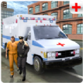 警方救護(hù)車救援