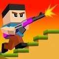 方塊人跳躍射擊