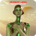 模擬3D女機器人