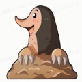 阻止鼴鼠