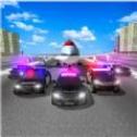 警車運(yùn)輸卡車