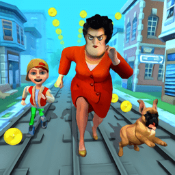 可怕的老师跑步比赛3d