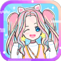 會(huì)化妝的時(shí)尚女孩