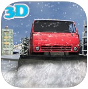 雪犁車駕駛3d