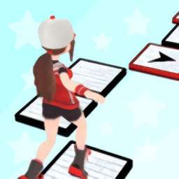 跳躍女高中生