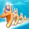 縮放小子怪物奔跑