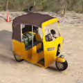 現(xiàn)代三輪車司機(jī)3D