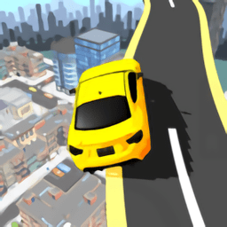 天空賽道駕駛賽車