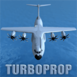 tur渦輪螺旋槳飛行模擬器3d