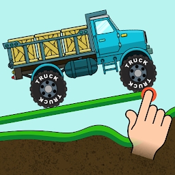 爬山卡車道路繪圖