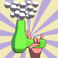 吹風(fēng)機(jī)接小球
