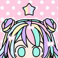 五彩少女換裝游戲(粉彩女孩)
