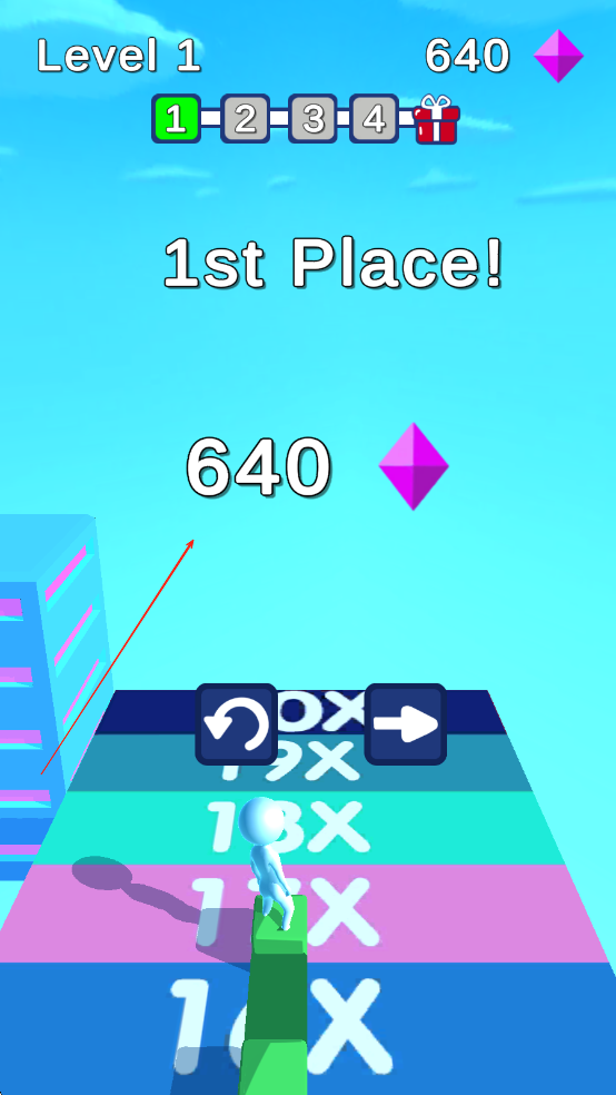 立方体堆叠冲浪竞速