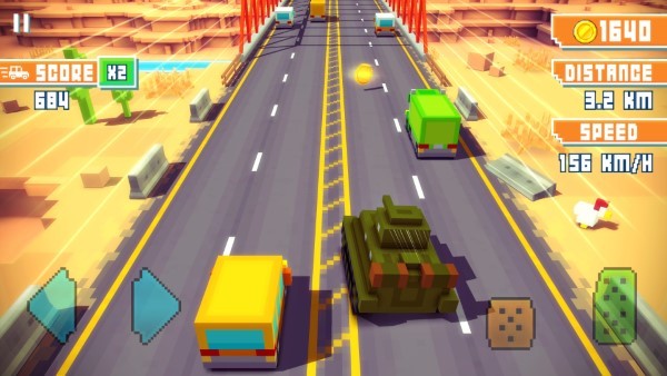 方塊公路高速賽車 v1.2.4 安卓版 1