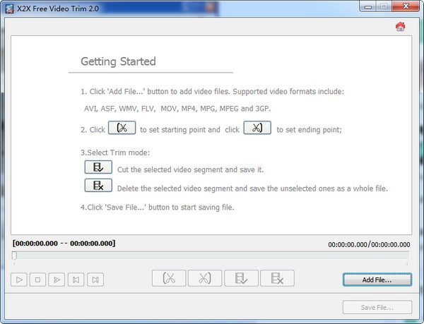 X2X Free Video Trim v2.0 0