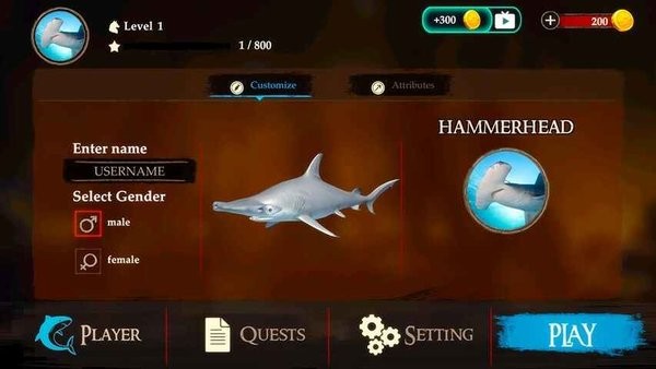 錘頭鯊模擬器 v1.0.1 安卓版 0
