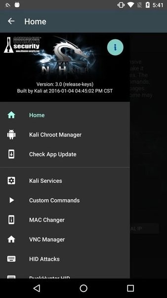 Kali NetHunter v2.0 安卓版 1