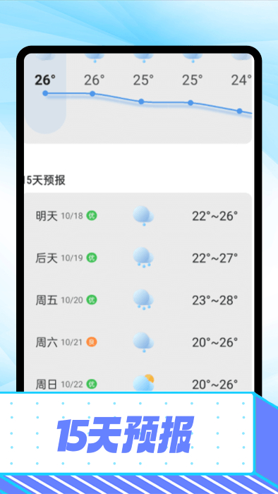 卡卡精准天气预报 v1.0.0 安卓版2