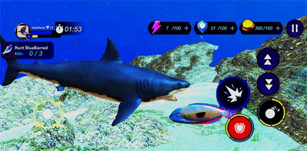 鲨鱼猎人模拟器 v1.2 安卓版2