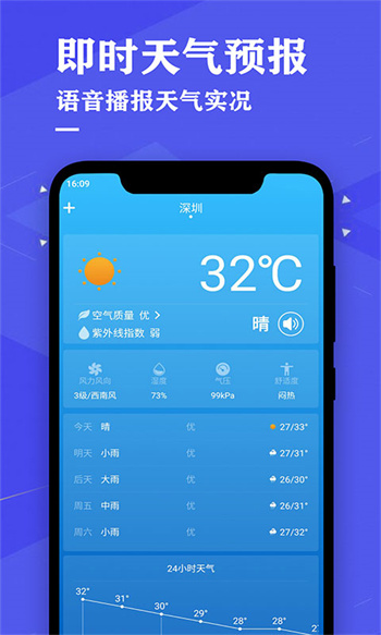 即時(shí)天氣預(yù)報(bào)app v3.7 安卓版 0